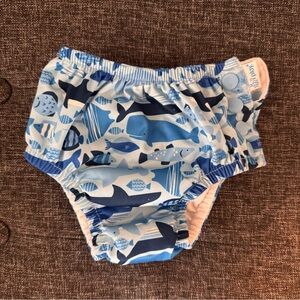 i play. Blue Sea Life Diaper Cover